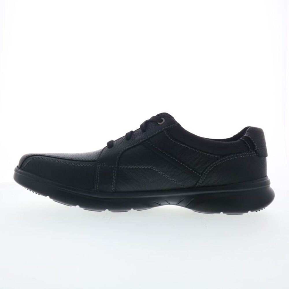 Clarks Mens Bradley Walk Black Shoes (NWT) - Picture 5 of 7